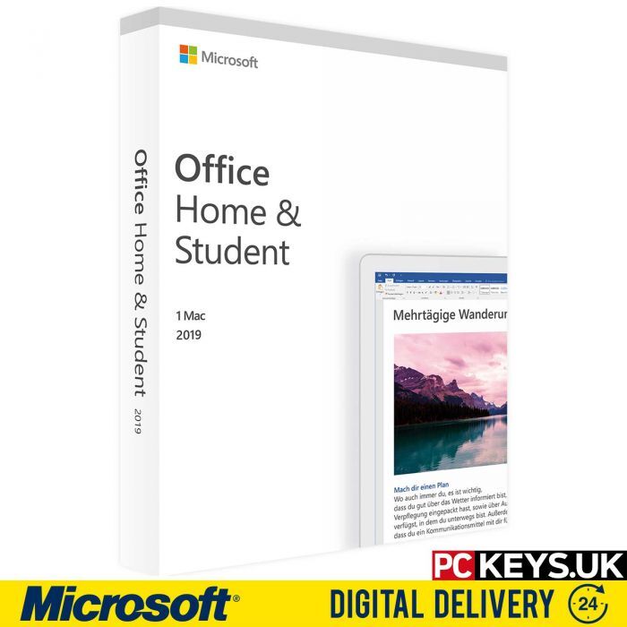 Microsoft Office Home & Student 2019 Mac