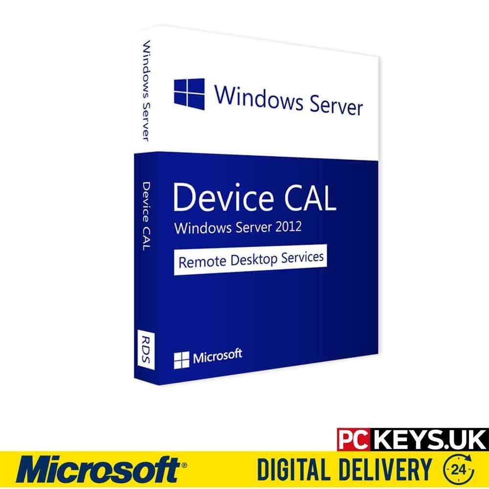 Microsoft Windows Server 2012 Remote Desktop Services Device RDS CALS