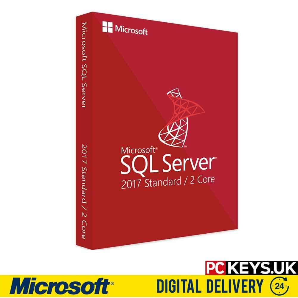 Microsoft SQL Server 2017 Standard 2 Core License