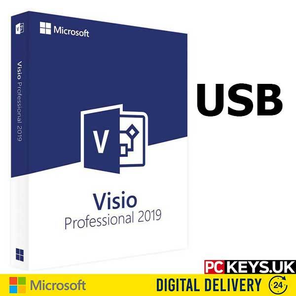 Microsoft Visio 2019 Professional USB