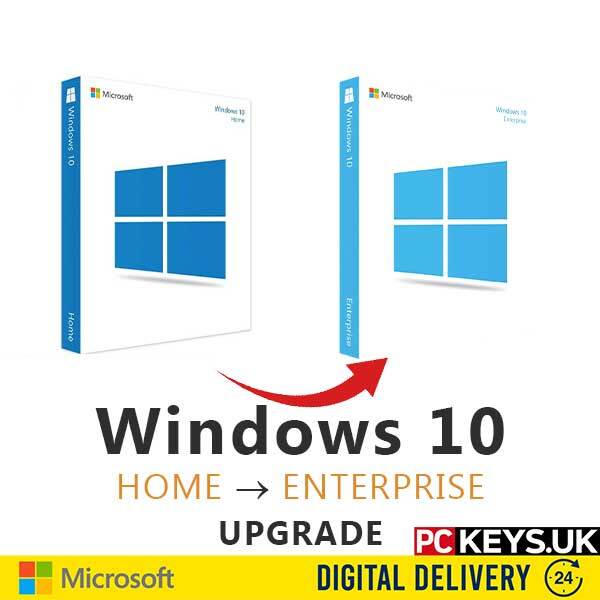 Windows 10 Home to Enterprise