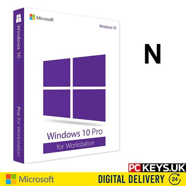Microsoft Windows 10 Professional Workstation N