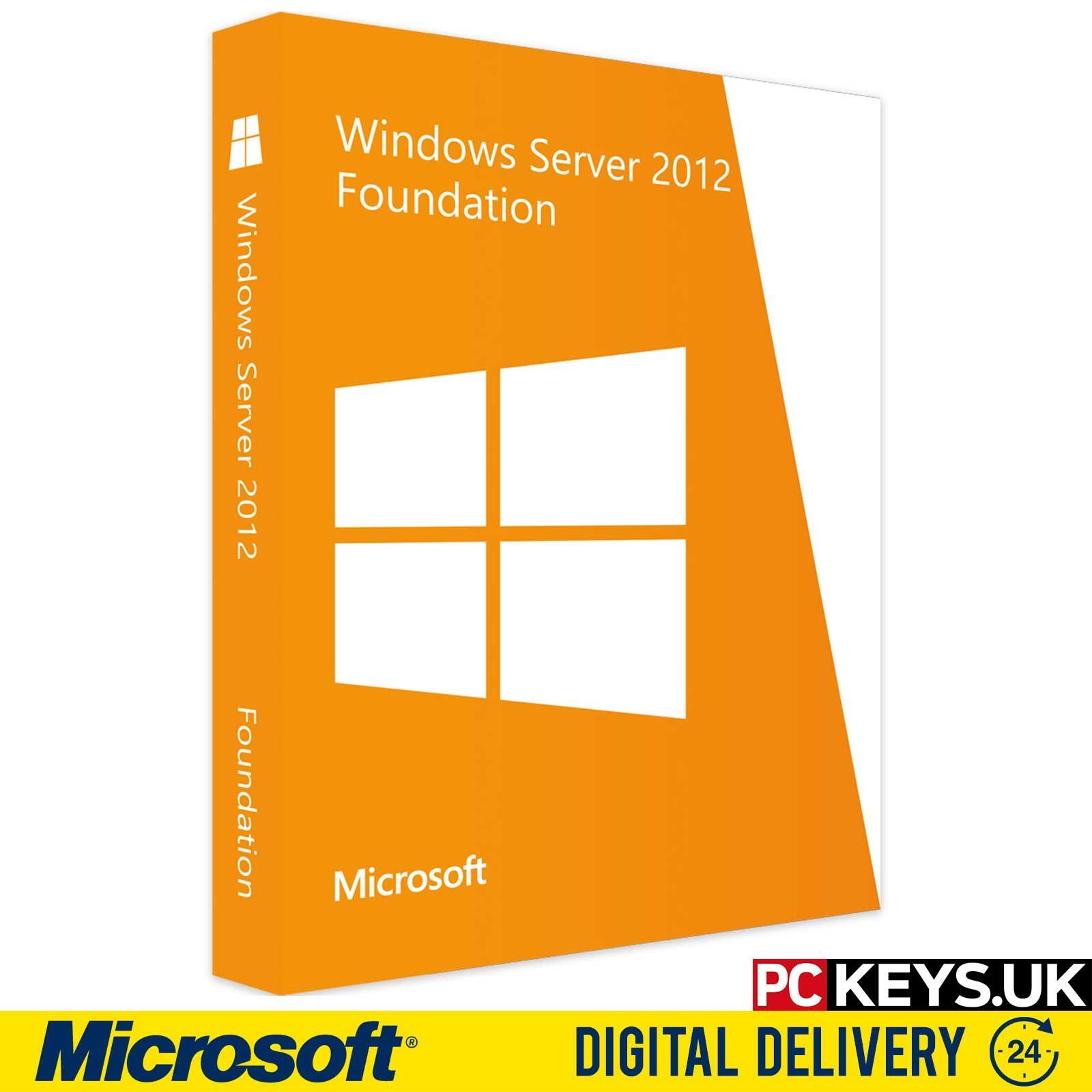 Microsoft Windows Server 2012 Foundation License