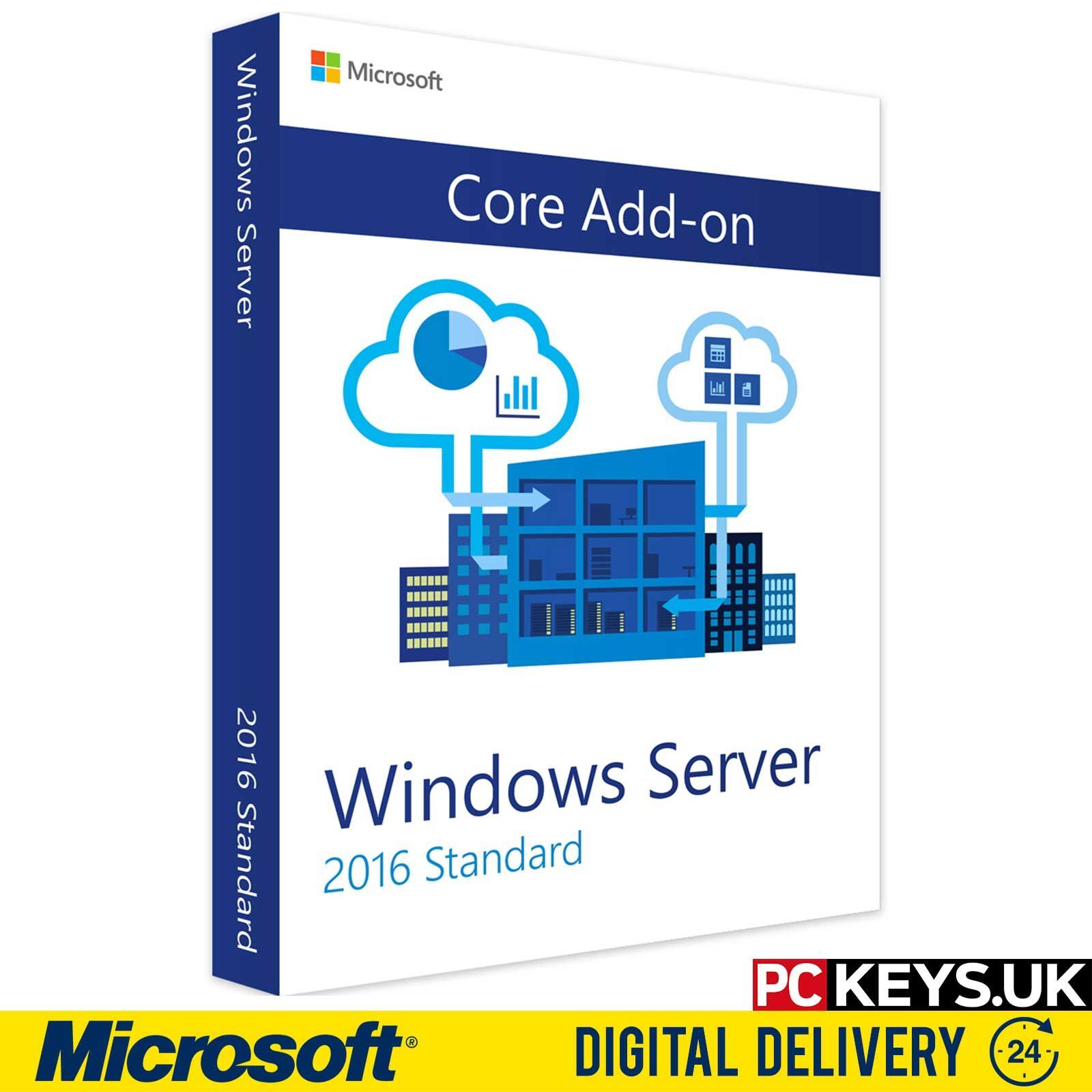 Microsoft Windows Server 2016 Standard 2 Core License