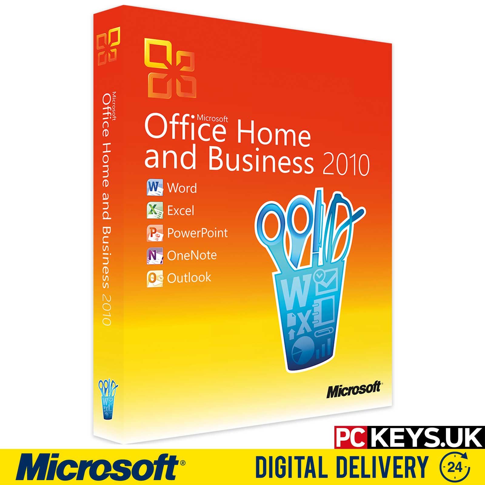 Buy Office 2010 Home Business software PC Keys Price £29