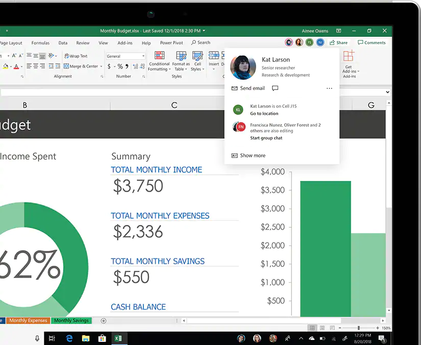Excel 2019 features