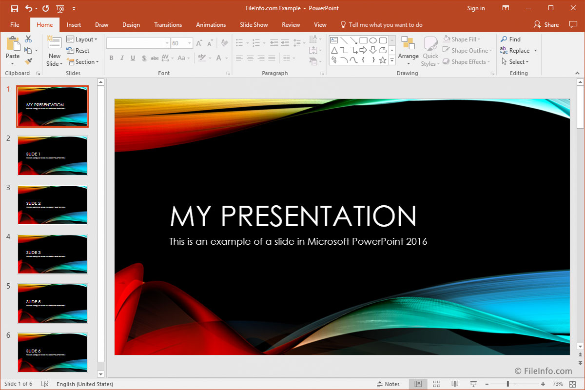 2016 PowerPoint in action