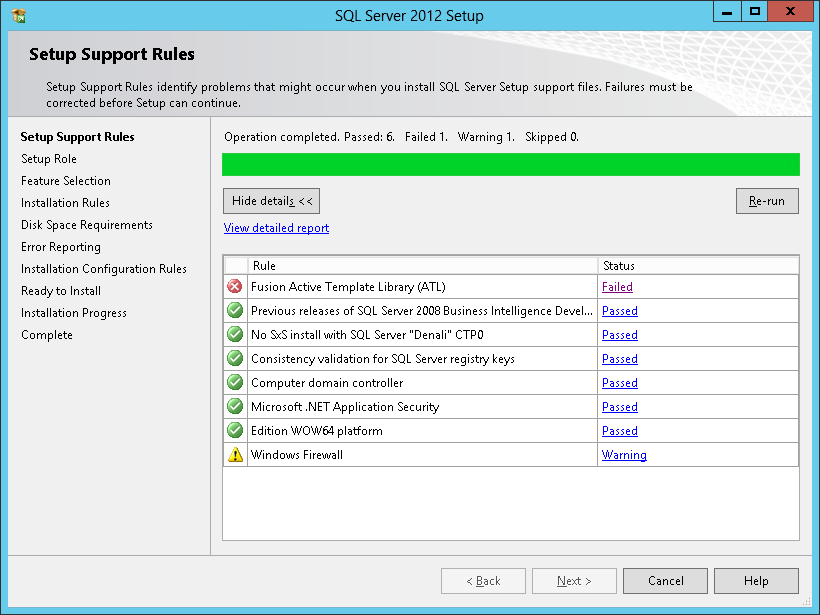 Microsoft SQL Server Standard 2012