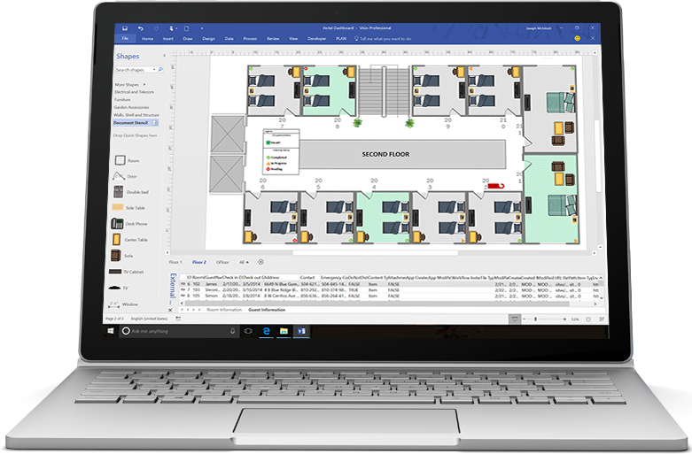 Visio 2019 in action
