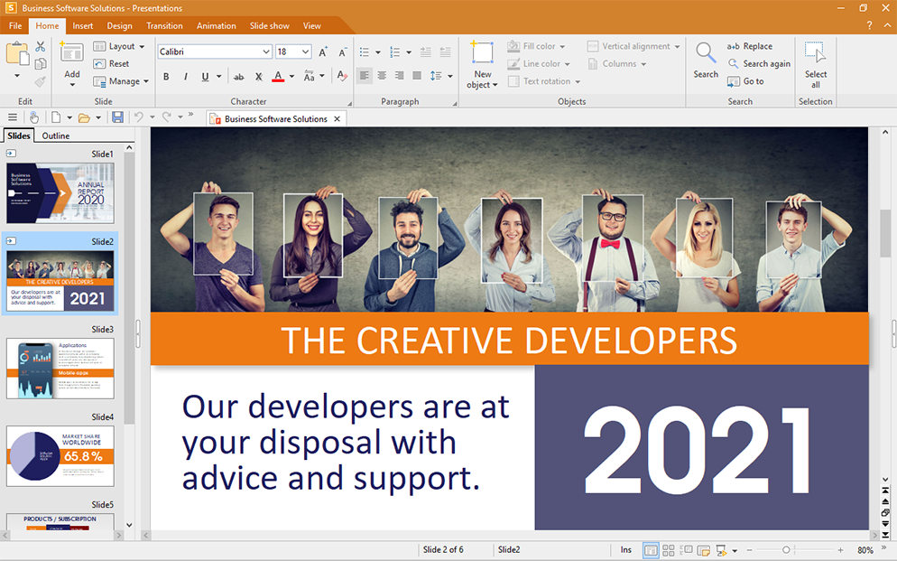 PowerPoint 2021 desktop